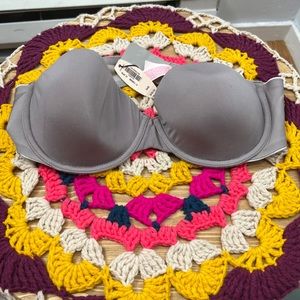 Victoria’s Secret nwt grey strapless bra